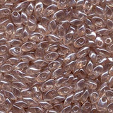 Long Magatama Beads #3502 Transparent Light Tan 8.5g