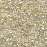 Long Magatama Beads #3504 Transparent Light Cream 8.5g