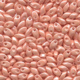 Long Magatama Beads #429 Opaque Salmon 8.5g