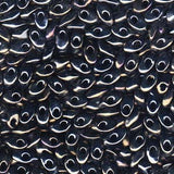 Long Magatama Beads #458 Metallic Brown Iris 8.5g