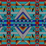 Cotton Fabric Medicine Blessing Turquoise - Half Yard