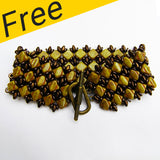 Projet de bracelet simplement soyeux - Utilisation de perles soyeuses en verre tchèque