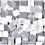 5x5mm Perles Tila Japonaises Blanc Soie 5.2g