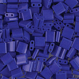 Perles de tila japonais 5x5mm lustre bleu royal 5.2g