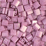 Perles Tila Japonaises 5x5mm Mauve AB 5.2g