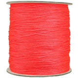Bobine ronde de 1800 pieds à franges châle orange fluo