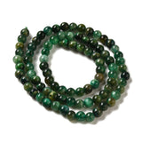 Tiger Eye Green Beads 4mm Round (Natural/Dyed) 15-16" Strand