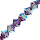 3mm Améthyste AB Preciosa Toupie 5" Brin