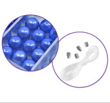 Pearl Bead Kit 8mm/10mm Blue with Cord & Clasps