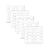 Barbell Jewelry Labels 32x13mm White 50/pk