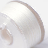 Coated Nylon Beading Thread White 50yd