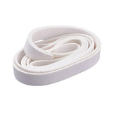 Faux Leather Lace 10mm White 1m