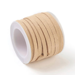 Faux Suede 5mm Lace 5m Peach