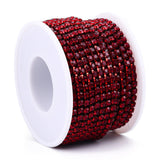 Metal Rhinestone Banding 2mm Siam 10yd/pk