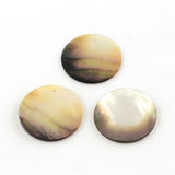 Black Lip Shell Pendant 25mm 2/pk