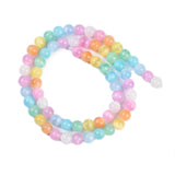 Selenite Pastel Mixed Beads 6.5mm Round Grade AB (Natural/Dyed) 15-16" Strand