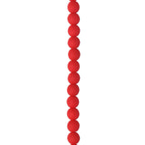 Czech Glass Beads 4mm Round Velvet Cherry 46/Strand