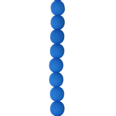 Czech Glass Beads 6mm Round Velvet Turquoise 30/Strand