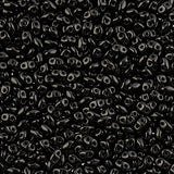 Matubo Czech Miniduo Beads Jet 13g