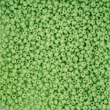 10/0 Czech Seed Beads #226 Opaque Pale Green 22g