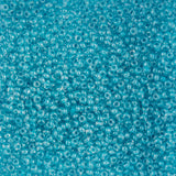 10/0 Czech Seed Beads #269 Colour Lined Turquoise 22g