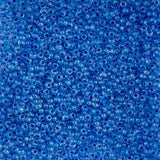 10/0 Czech Seed Beads #270 Colour Lined Blue 22g
