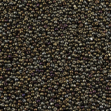 11/0 Czech Cut Seed Beads #37053 Metallic Brown AB 13g