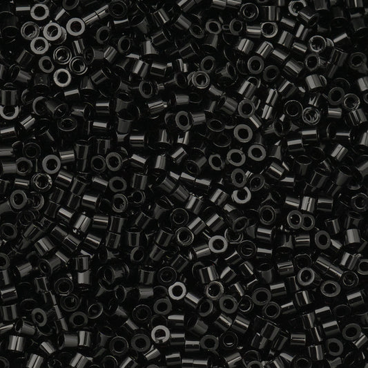 11/0 Cylin Beads #1003 Opaque Black 25g Bag