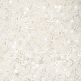 11/0 Cylin Beads #1027 White Opal AB 25g Bag