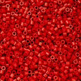 11/0 Cylin Beads #1055 Opaque Red 25g Bag