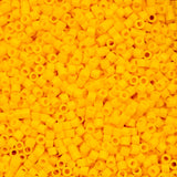 11/0 Cylin Beads #1075 Opaque Yellow Zest 25g Bag