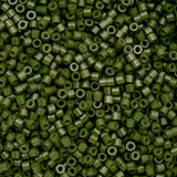 11/0 Cylin Beads #1077 Opaque Green Avocado 25g Bag