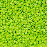 11/0 Cylin Beads #1103 Opaque Green Neon 25g Bag
