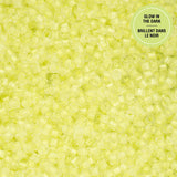 11/0 Cylin Beads #1143 Glow In Dark Yellow Neon 25g Bag