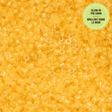 11/0 Cylin Beads #1146 Glow In Dark Gold Yellow 25g Bag