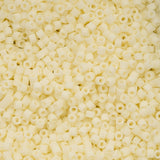 11/0 Cylin Beads #1155 Matte Macaron Cream 25g Bag