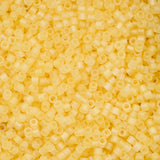 11/0 Cylin Beads #1175 Matte Macaron AB Butter 25g Bag