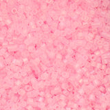 11/0 Cylin Beads #1180 Matte Macaron AB Dark Pink 25g Bag