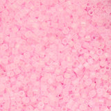 11/0 Cylin Beads #1181 Matte Macaron AB Baby Pink 25g Bag