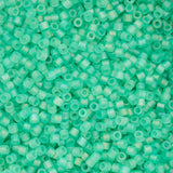 11/0 Cylin Beads #1186 Matte Macaron AB Green Turquoise 25g Bag