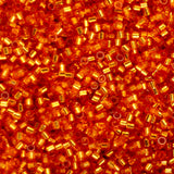 11/0 Cylin Beads #1201 Orange S/L 25g Bag