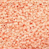 11/0 Cylin Beads #1229 Matte Macaron Tangerine 25g Bag