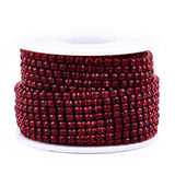 Metal Rhinestone Banding 2mm Siam 10yd/pk