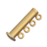 4 Strand Gold Slide Clasp 1/pk