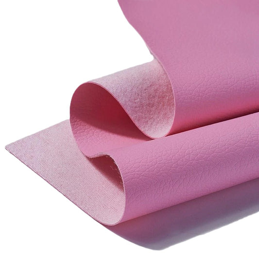 Faux Leather Pink 8x12in Each
