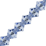 3mm Saphir Clair Preciosa Toupie 5" Brin