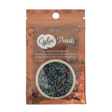 11/0 Cylin Beads #1002 Black AB 25g Bag