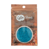 11/0 Cylin Beads #1049 Dark Turquoise Blue 25g Bag