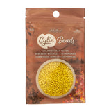 11/0 Cylin Beads #1066 Opaque Yellow Matte 25g Bag