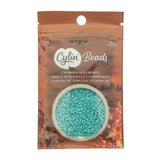 11/0 Cylin Beads #1078 Opaque Vibrant Turquoise 25g Bag
